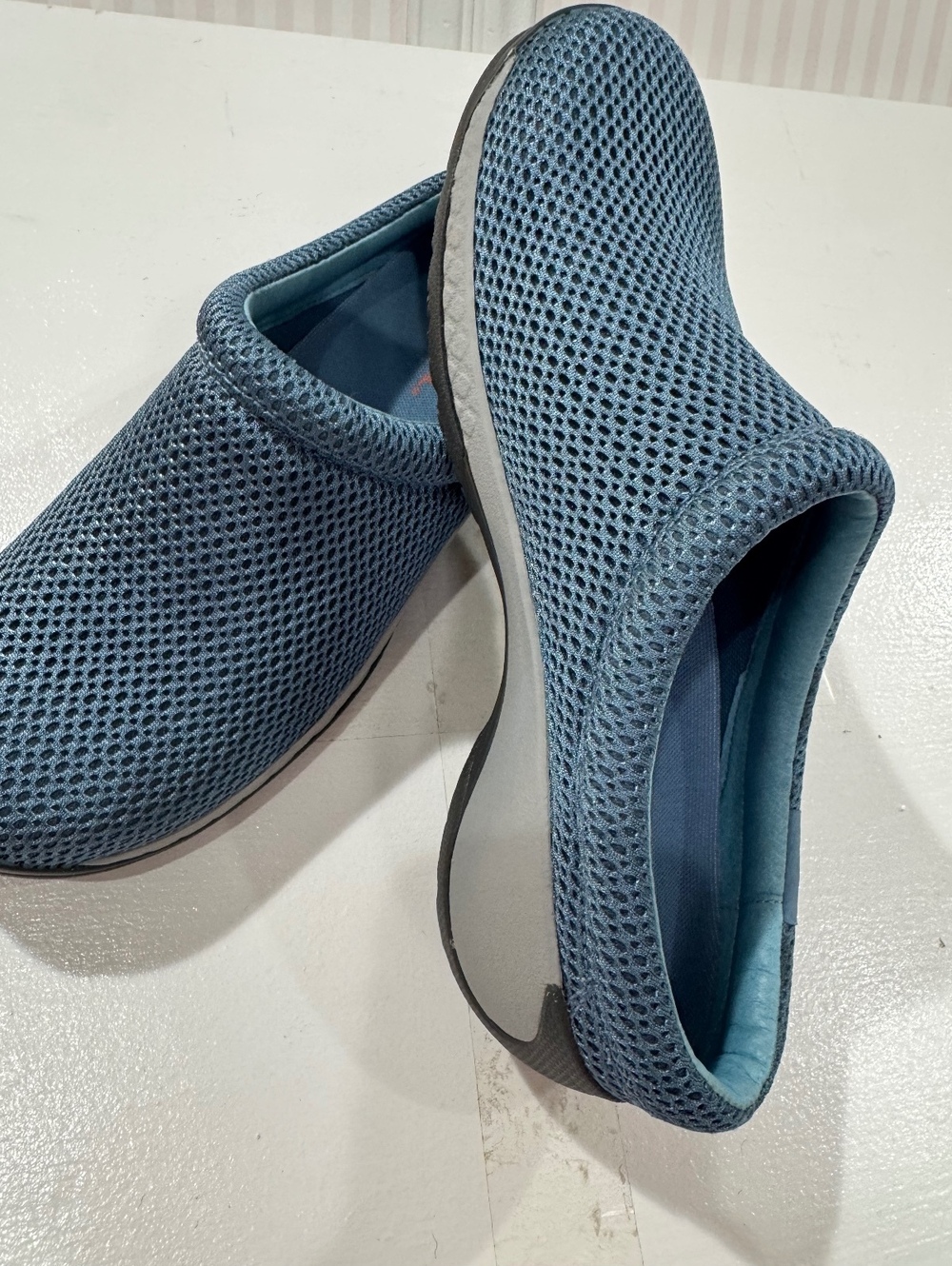 Merrell QForm 2 Women’s size 8.5 Blue Mesh Slip On Walking Shoes Select Grip